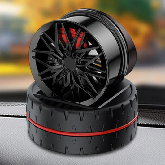 Ultra Alloy Wheel Air Fresheners Solar Rotating Car Perfume, Solar Car Air Freshener, Rotatable Car Perfume, Solar Powered Car Perfume, Rotatable Solar Car Air Freshener